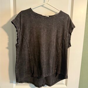 Slate black/Gray Women's Short Sleeve Top